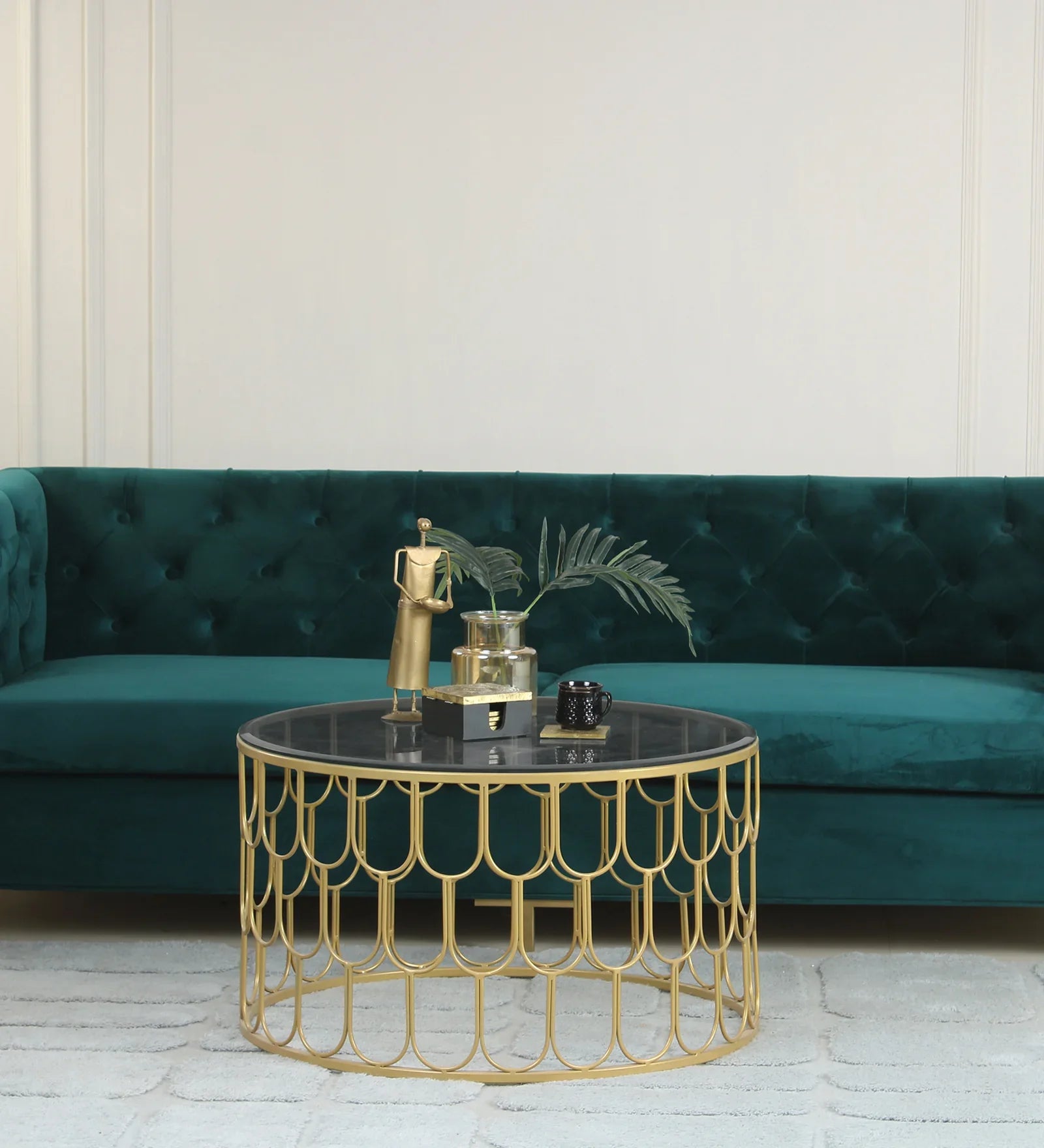 Glass Center Table for Living Room