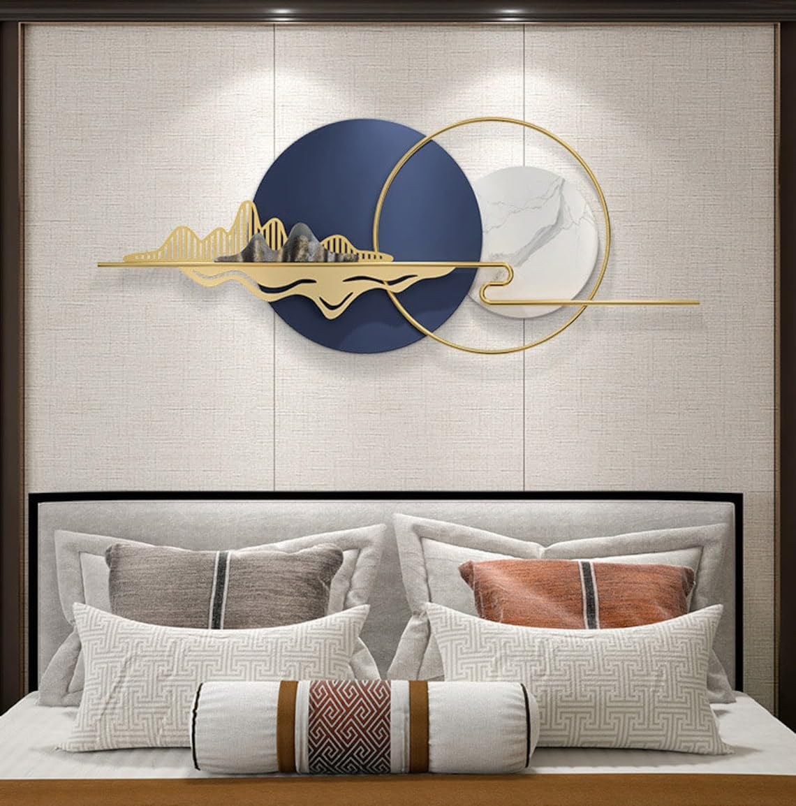 Mountains Ring Metal Wall Art For Living Room – Creator Handicrafts