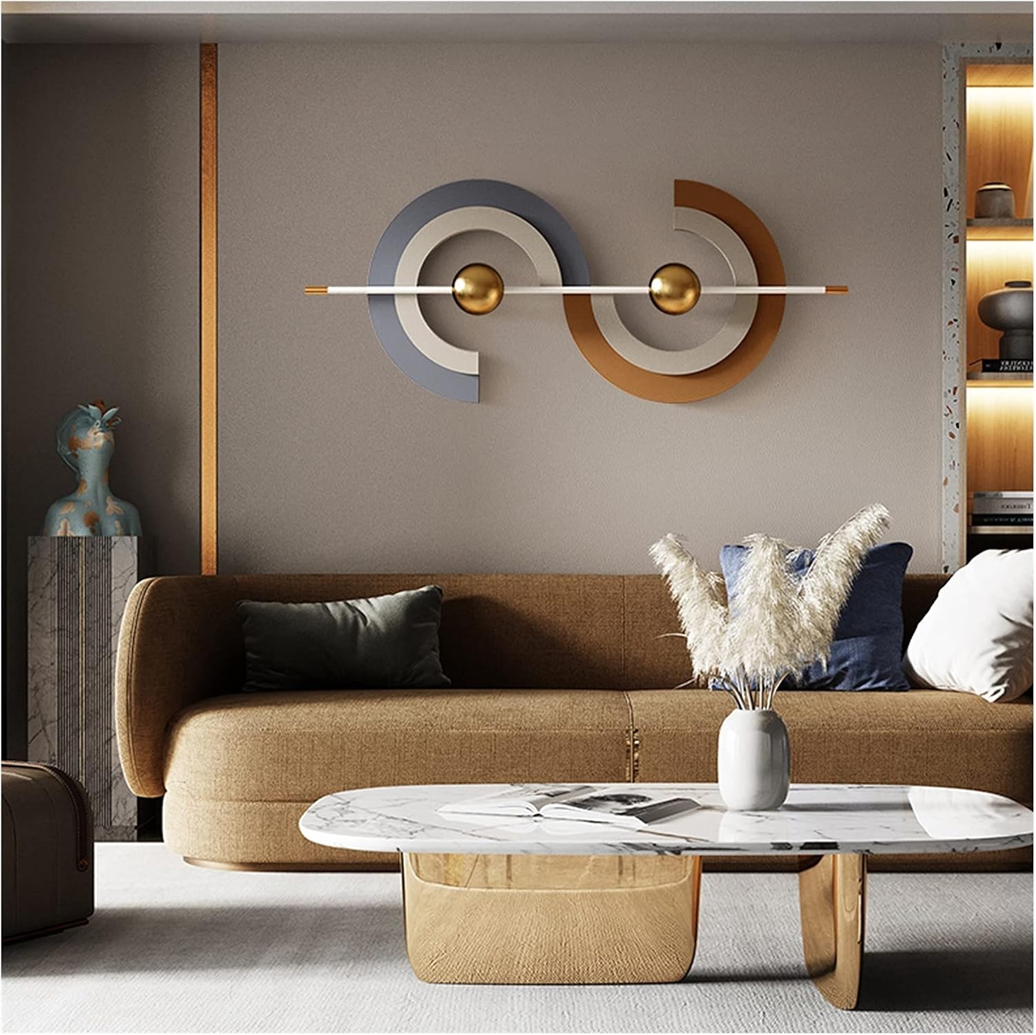 Three Dimensional Metal Wall Art For Living Room – Creator Handicrafts