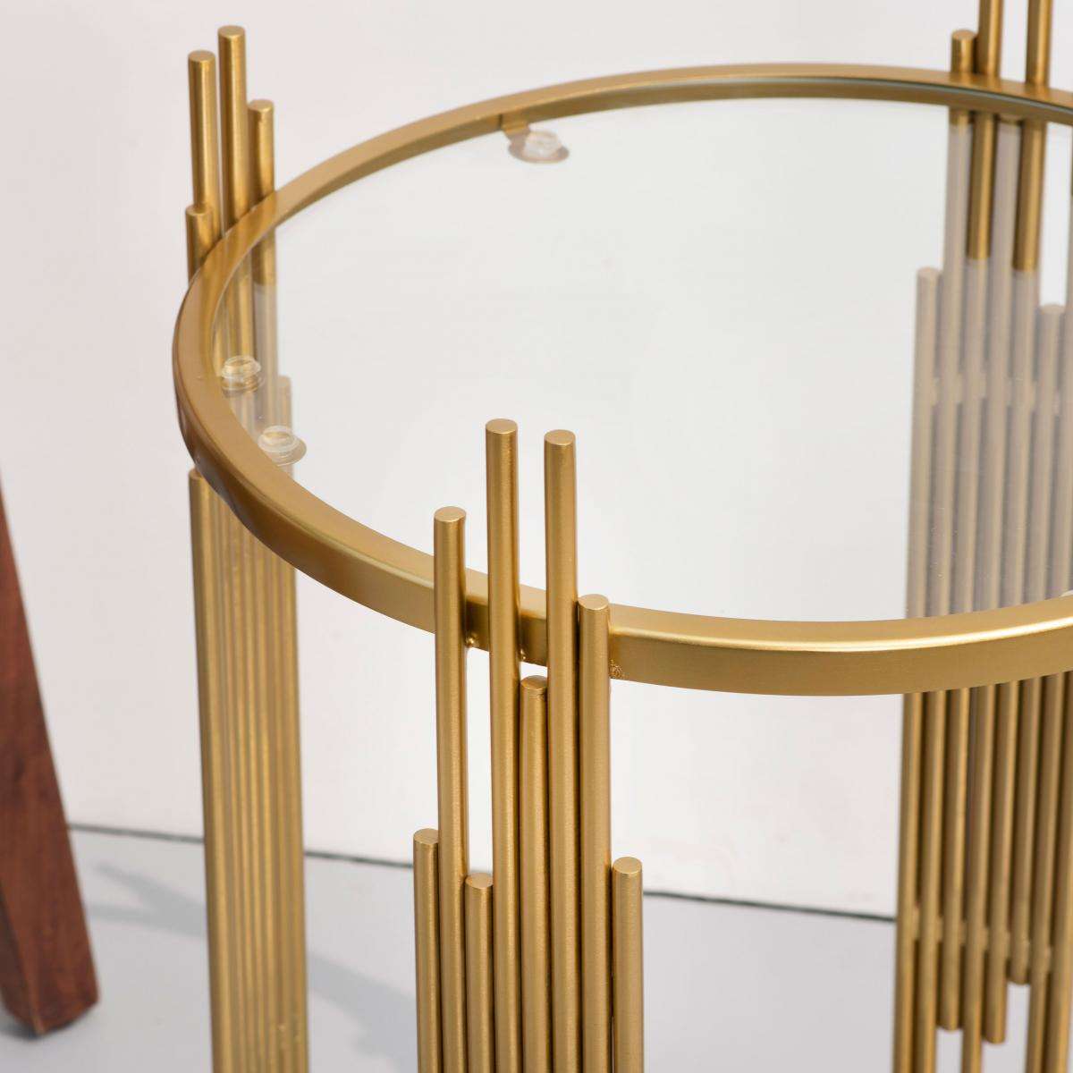 Artistic Glass Top Table