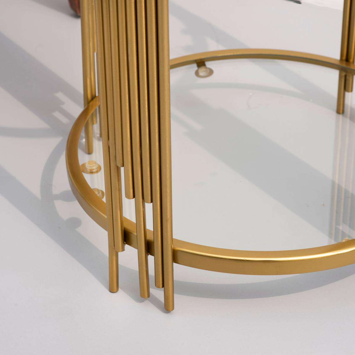 Artistic Glass Top Table