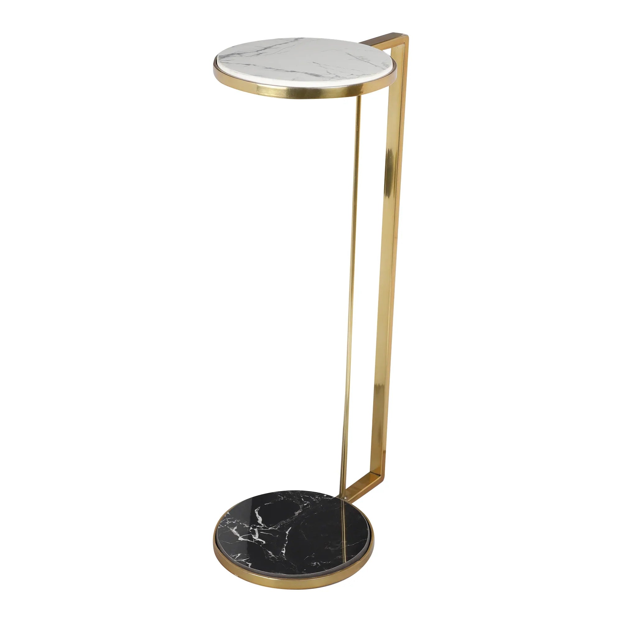 Eclipse Marble Side Table