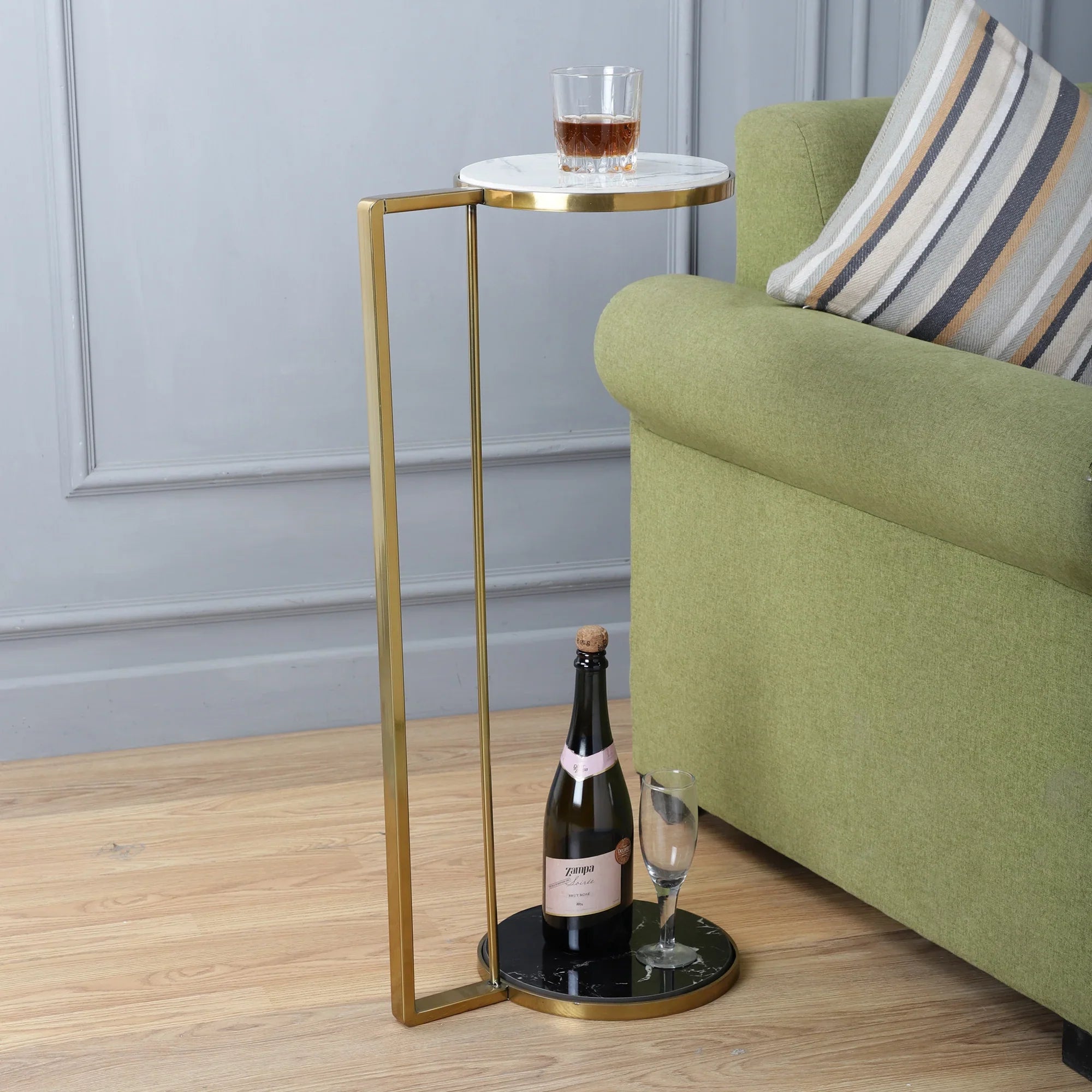 Eclipse Marble Side Table
