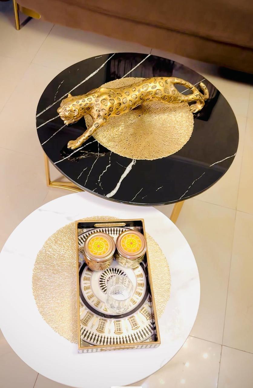 Cisco Marble Top Nesting Table (Set of 2)