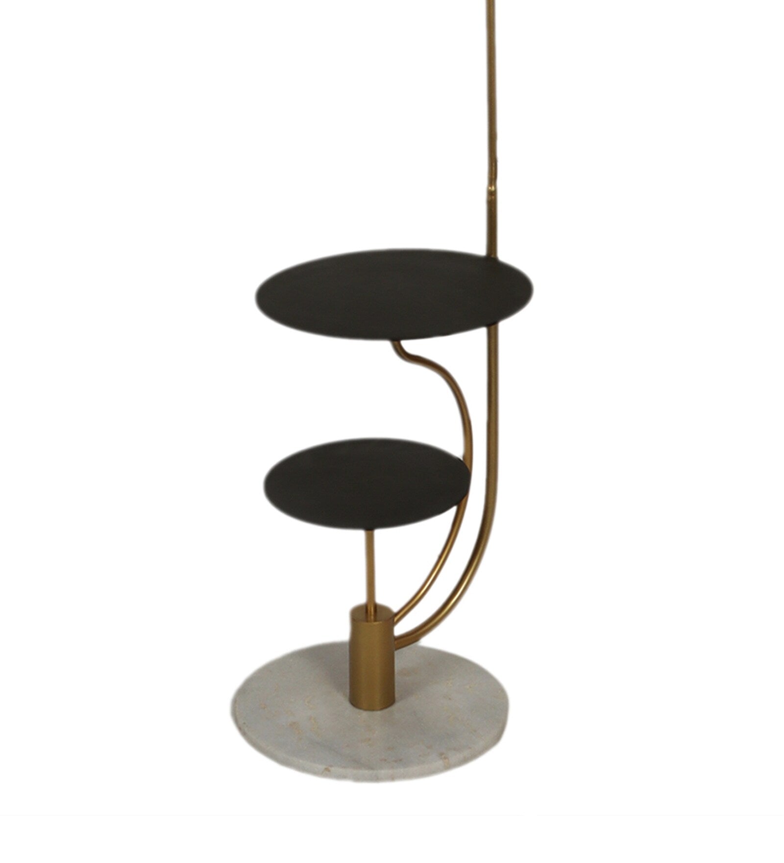 Peony Black Shade Club Floor Lamp