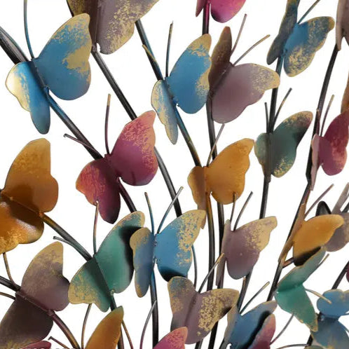 Butterfly Tree Metal Wall Art
