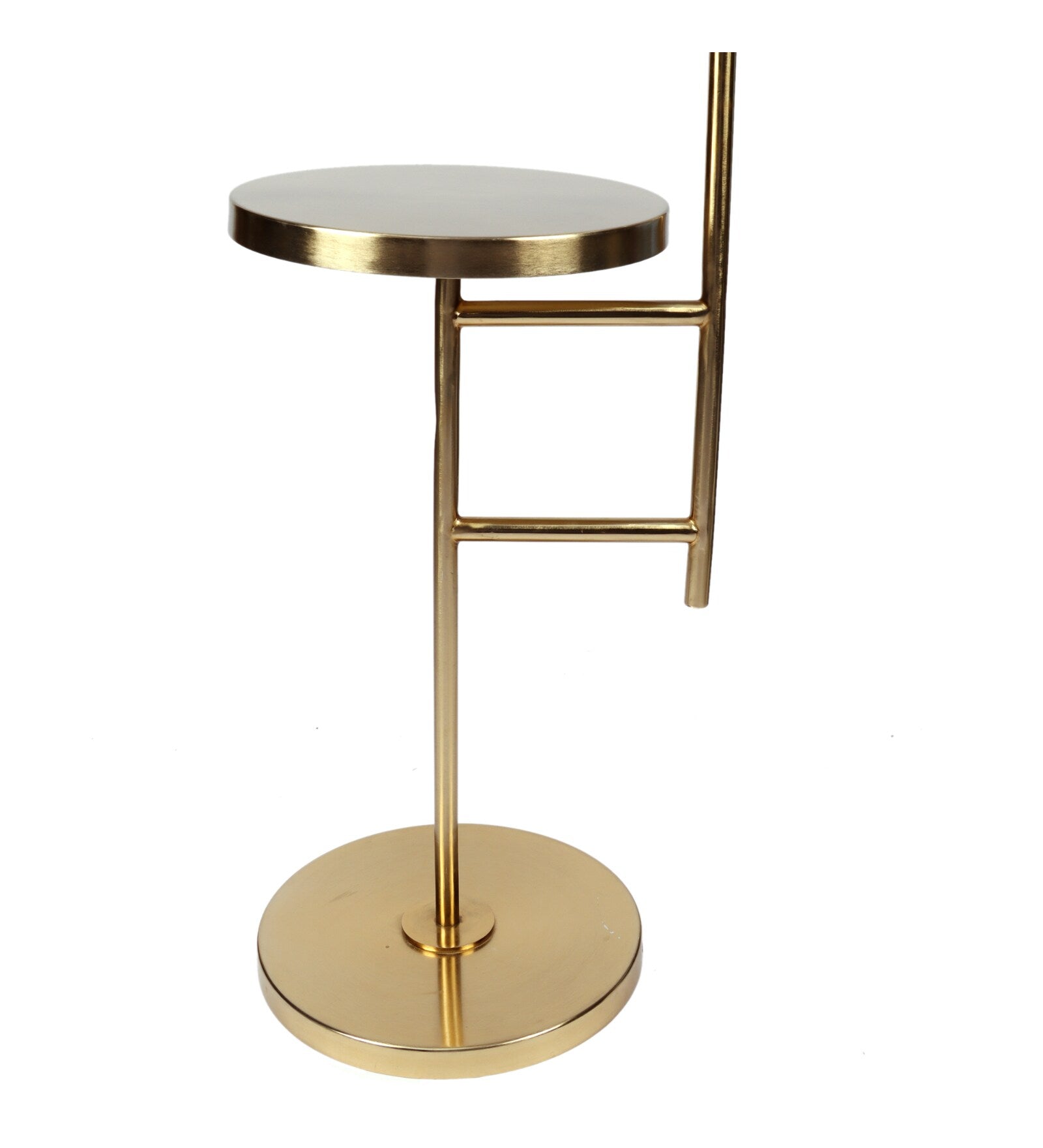 Daffodil Black Cloth Shade Shelf Floor Lamp