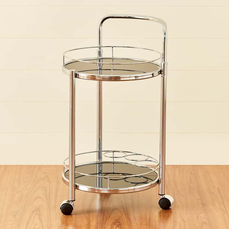 Rond Rice Trolley Round Serving Trolley – Creator Handicrafts