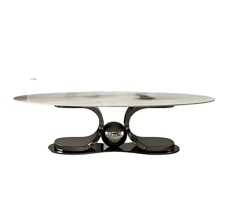 Oval Centre Table For Living Room Set of 2