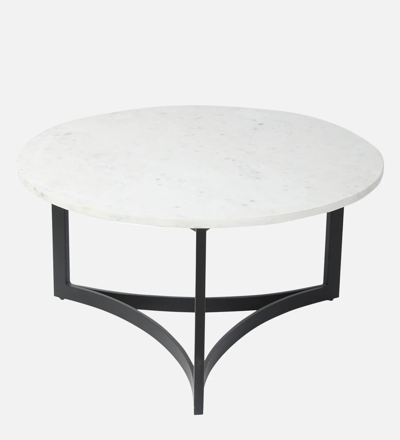 Black Frame Marble Center Table