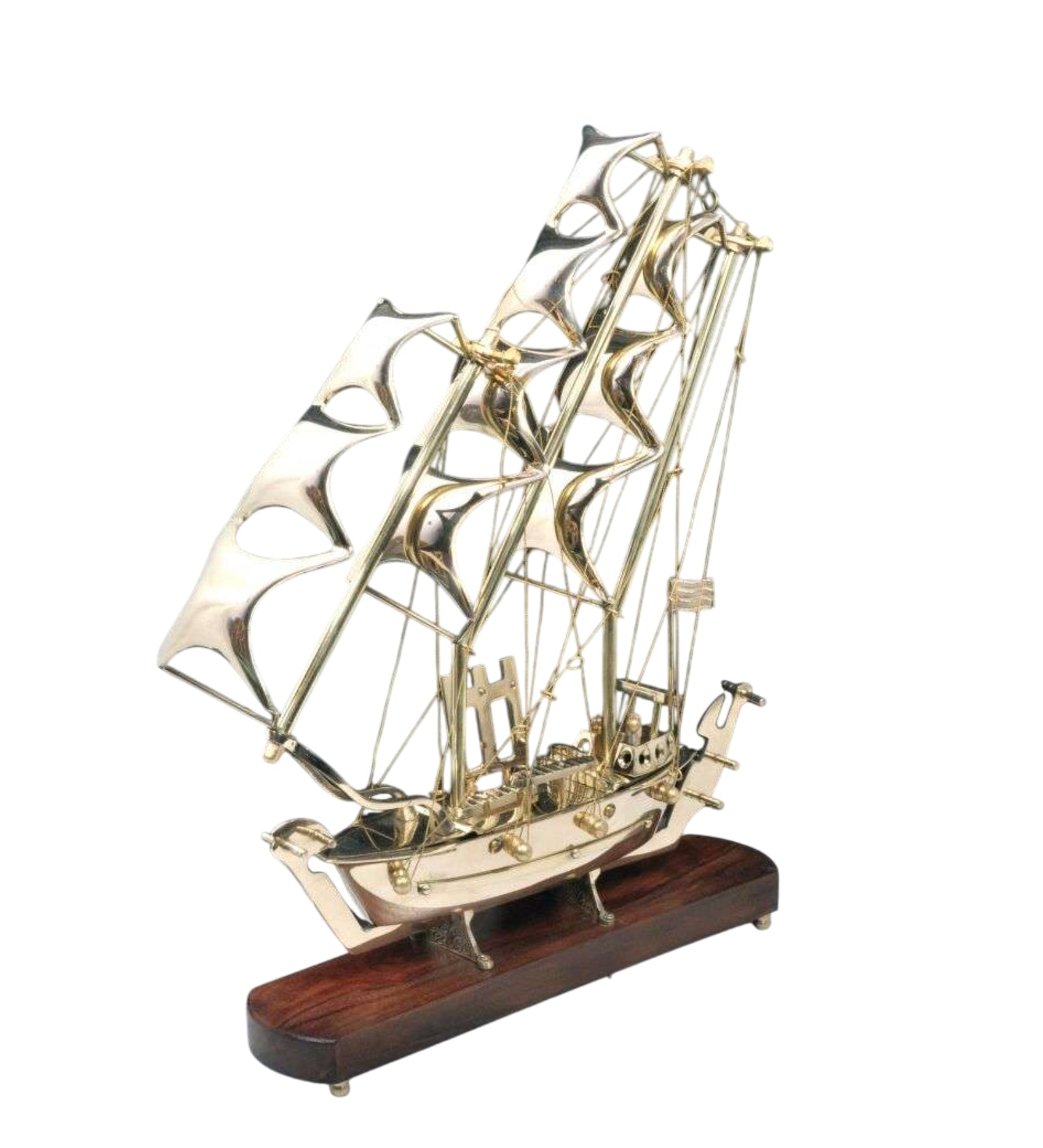 Eternal Brass Ship Home Decoration Showpiece