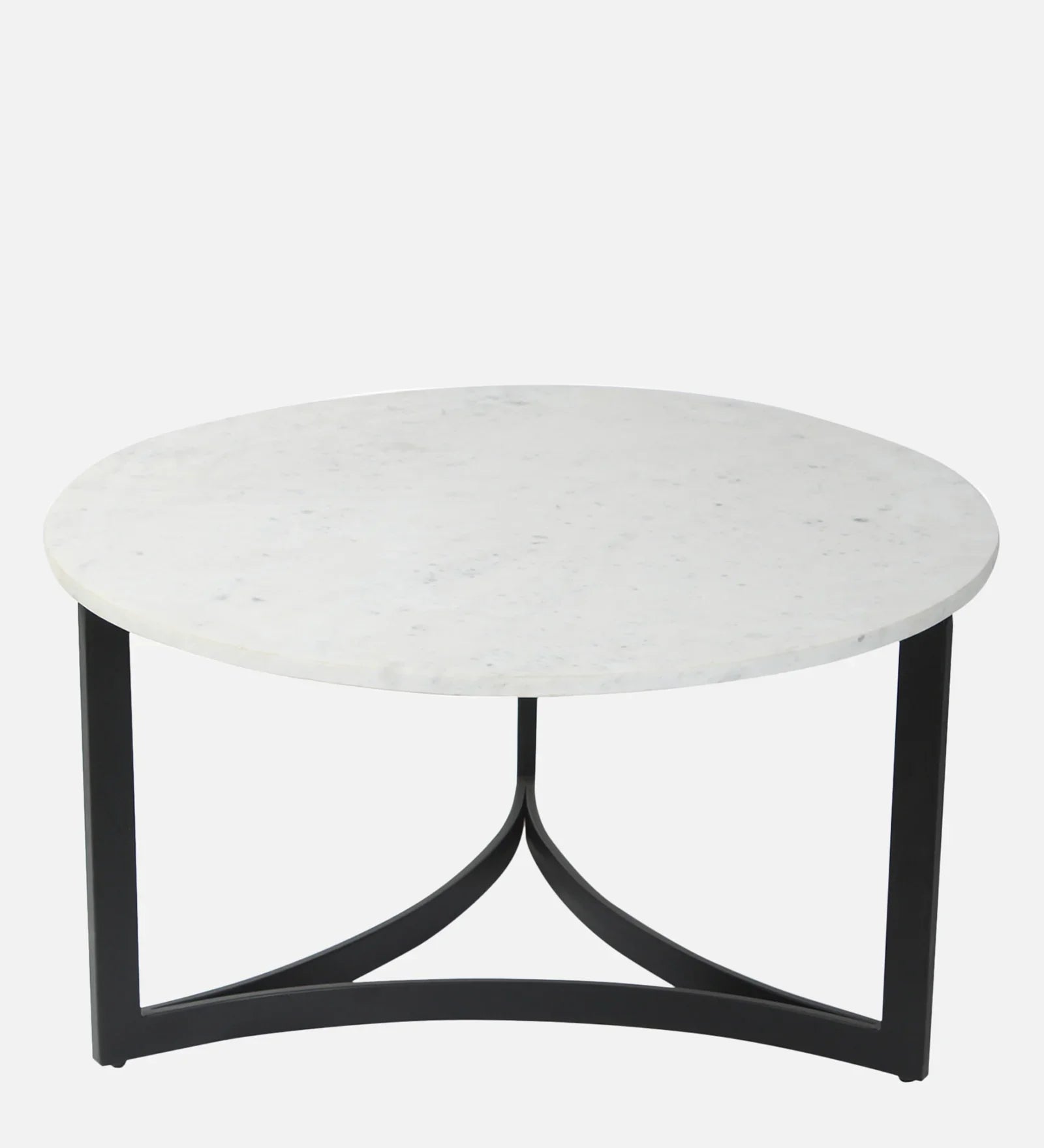 Black Frame Marble Center Table