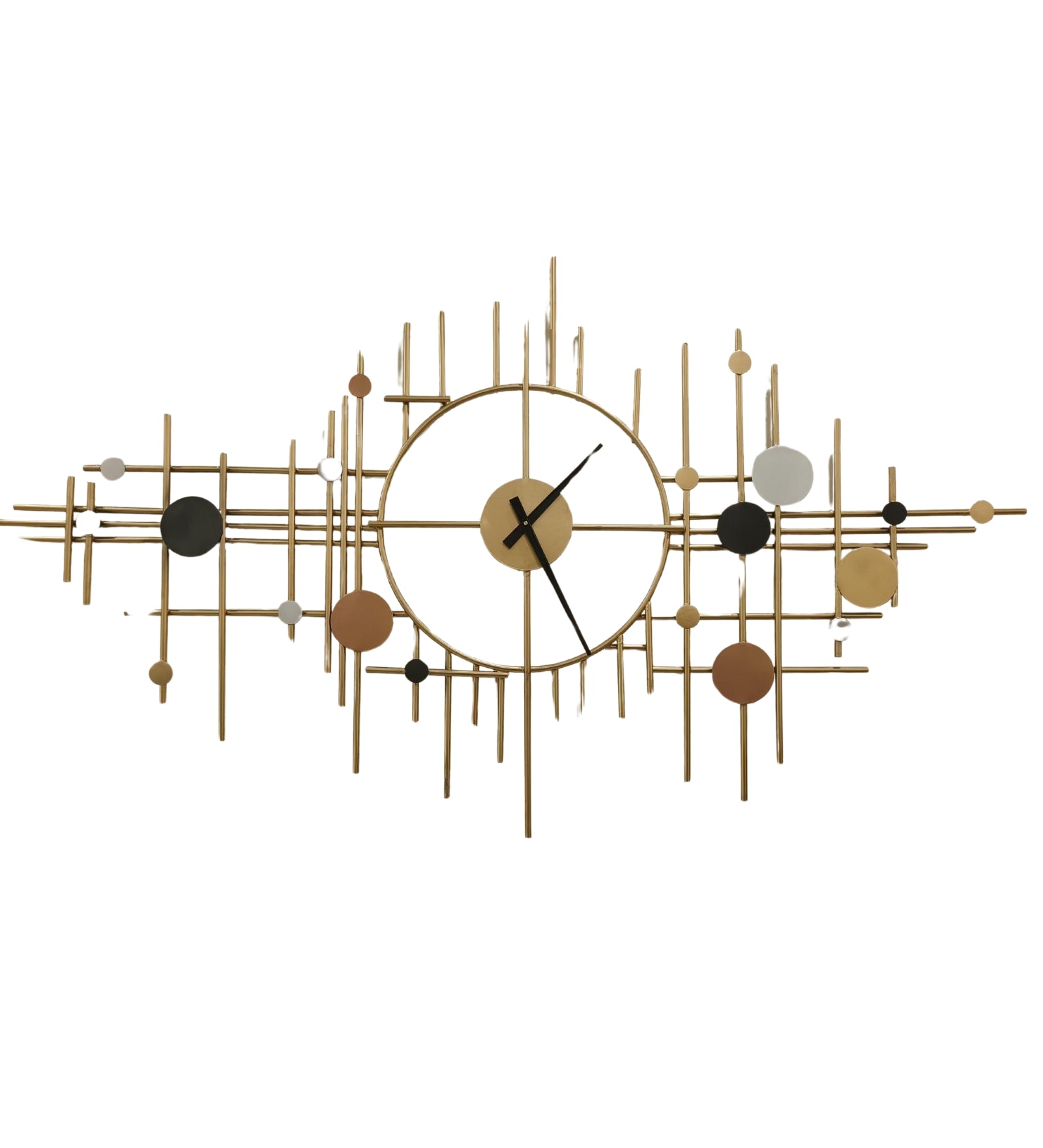 Teal Frame Wall Art Clock
