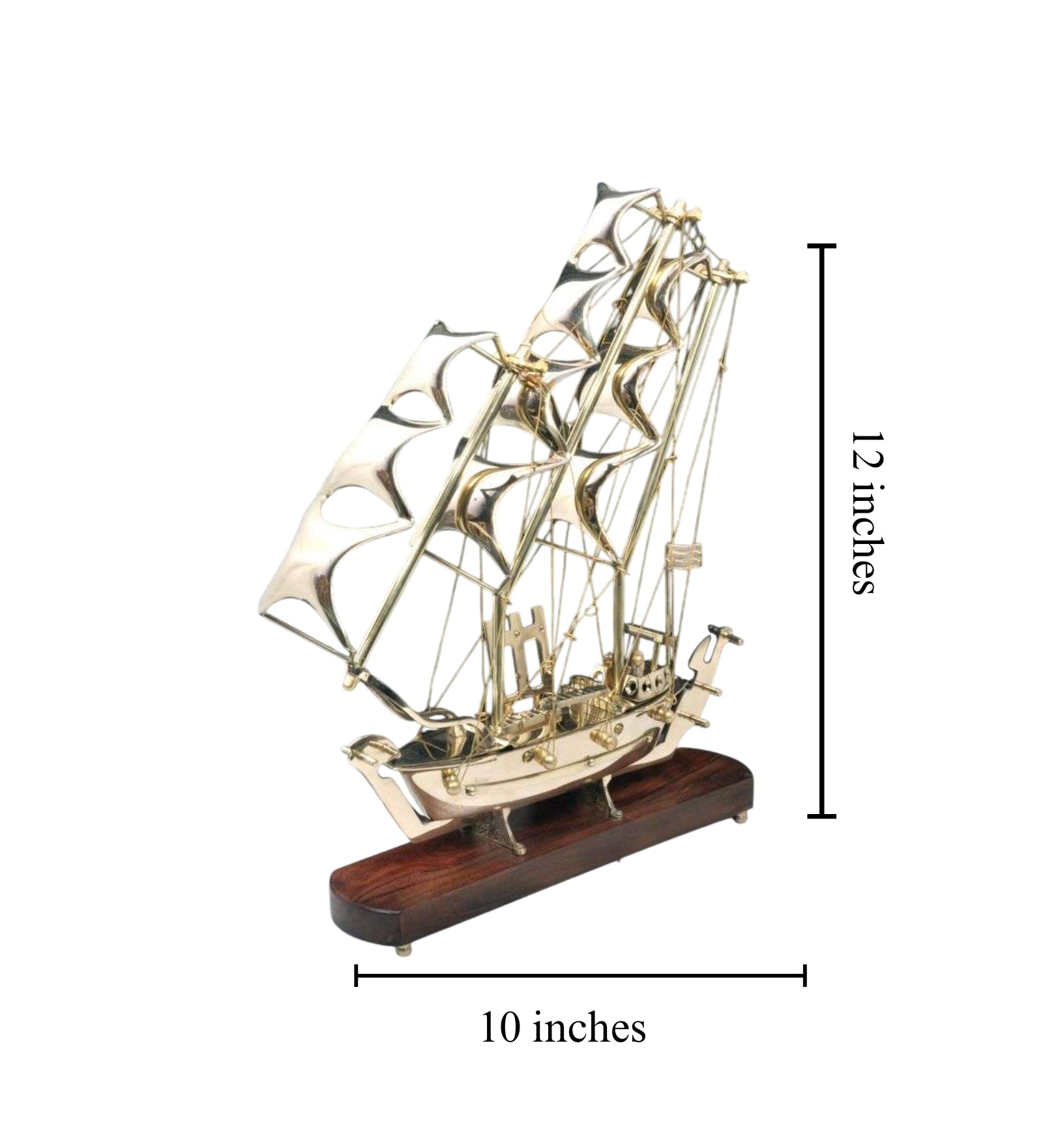 Eternal Brass Ship Home Decoration Showpiece