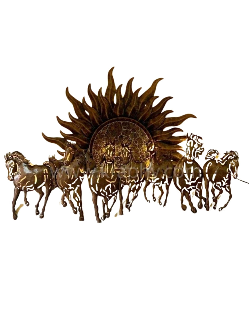 Seven Horses with LED Light