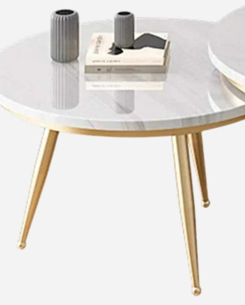 Classic Style Marble Coffee Table (Set of 2)