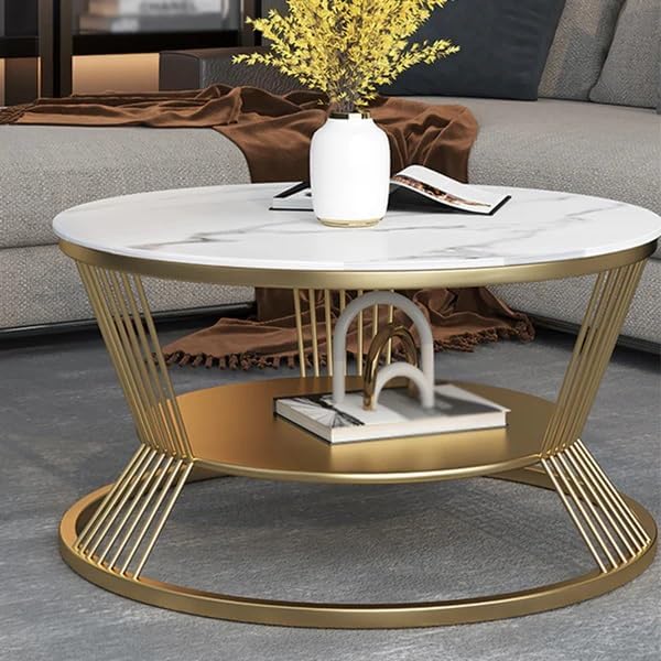 Gold Marble Center Table