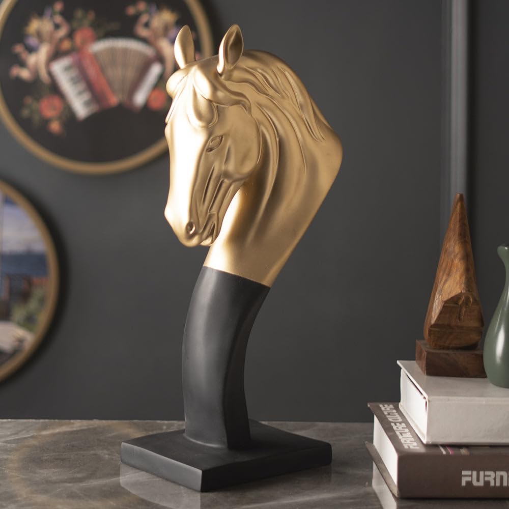 Stallion Horse Head Showpiece Artifacts