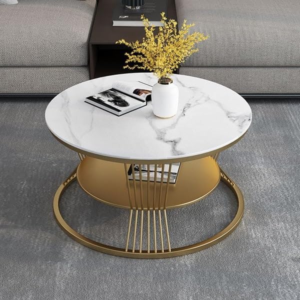 Gold Marble Center Table