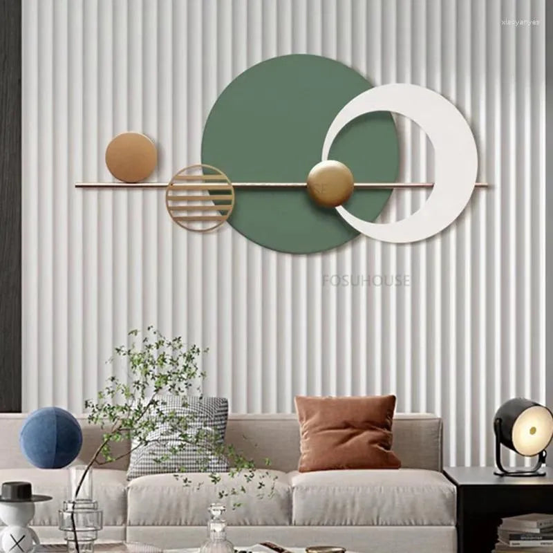 Designer Green Metal Wall Art For Living Room