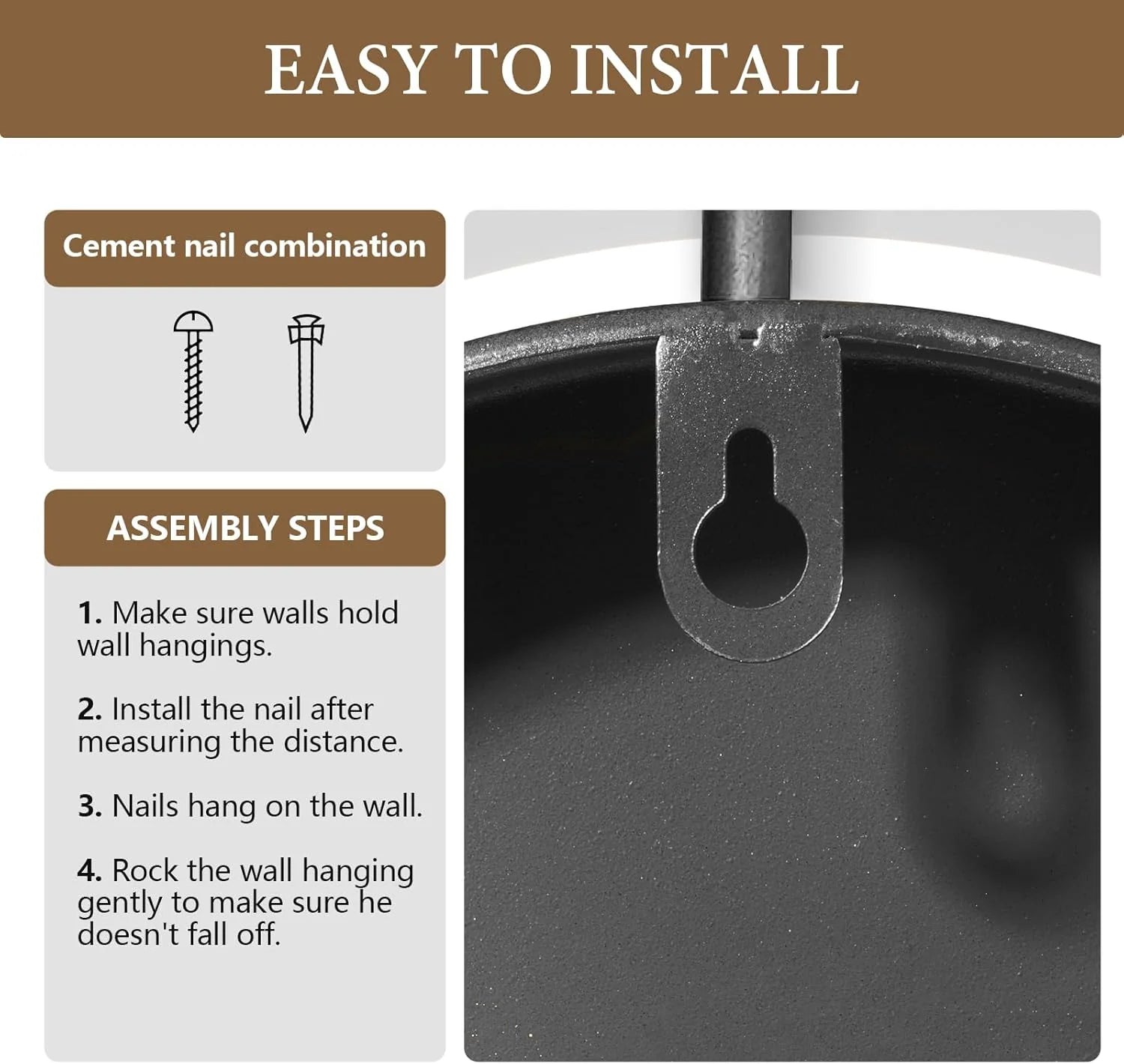 Dark Orbit Decorative Metal Wall Clock