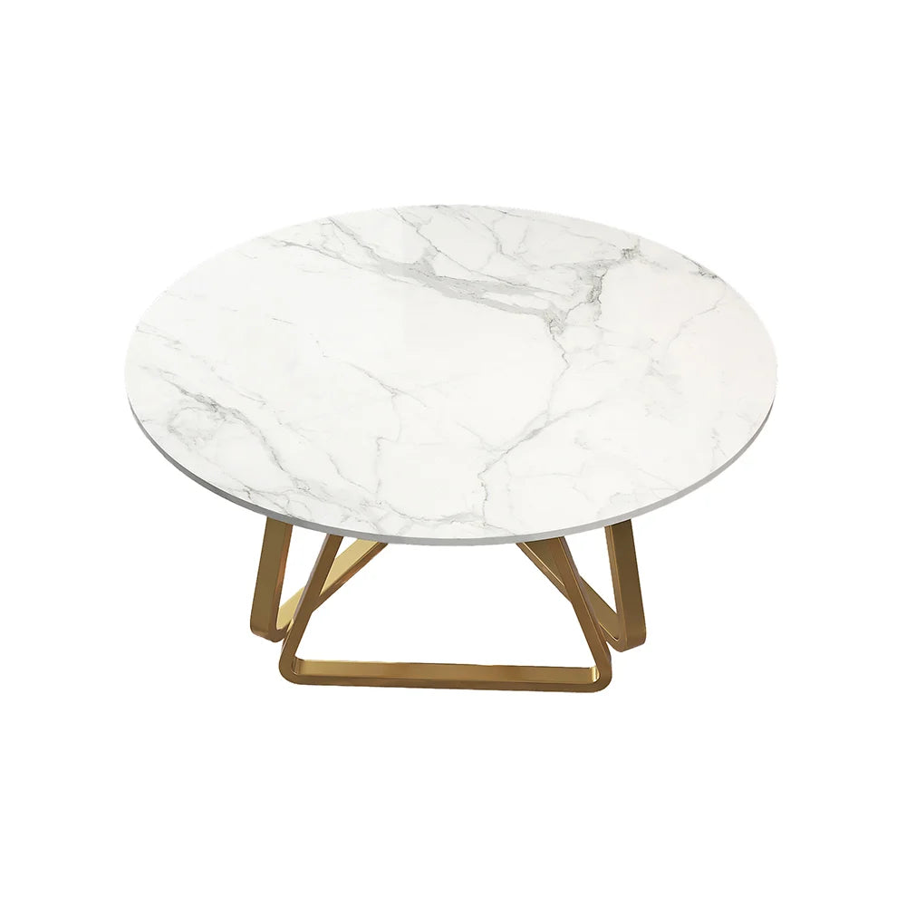 Opulance Dining Table Gold Stainless Steel with 4 chairs