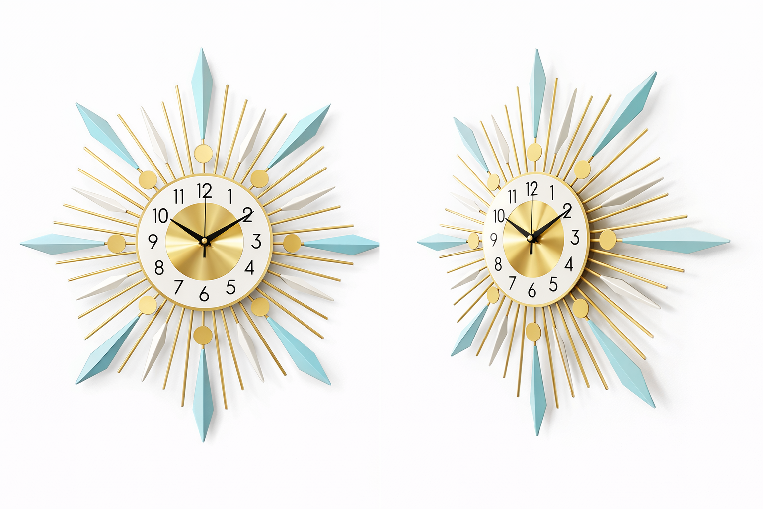 Radiant Starburst Designer Wall Clock