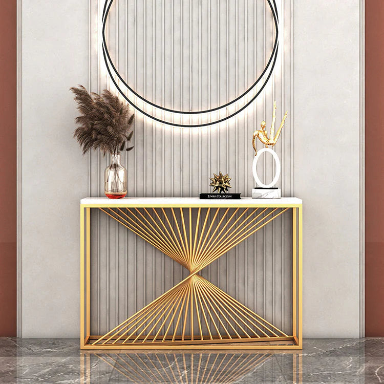 Hexa Modern Marble Console Table