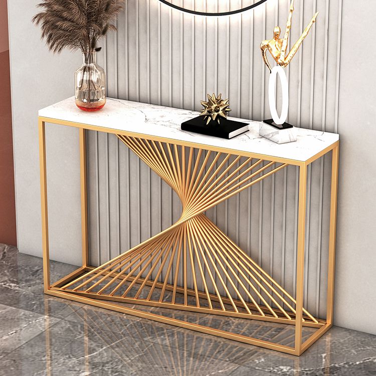Hexa Modern Marble Console Table