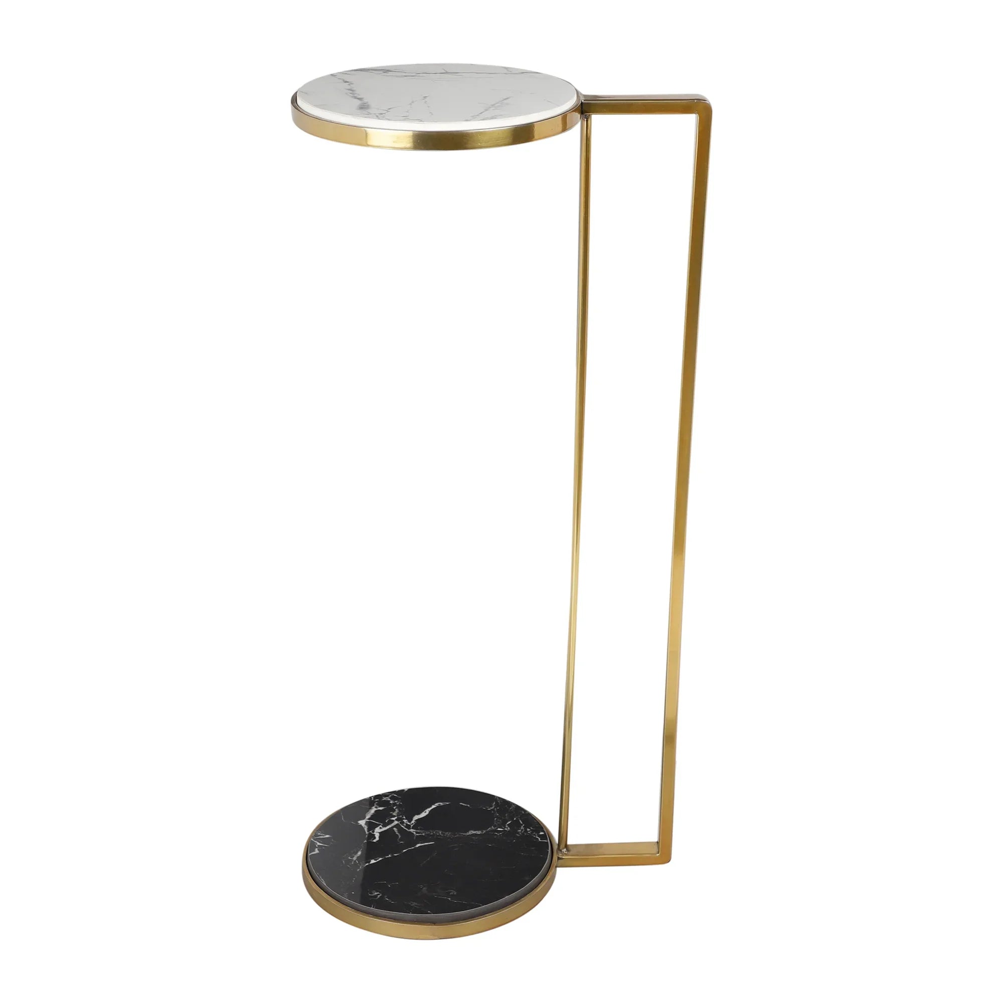 Eclipse Marble Side Table