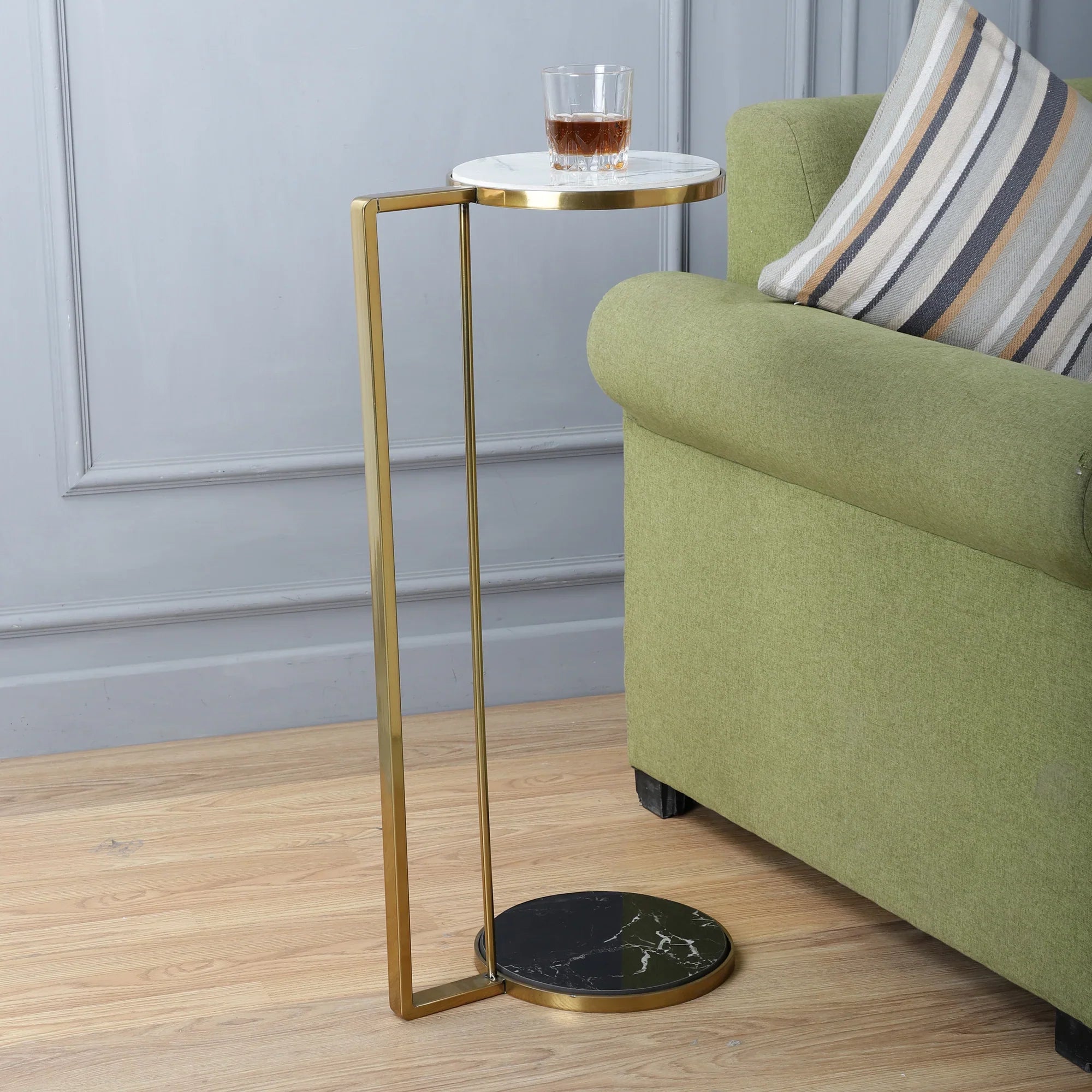 Eclipse Marble Side Table