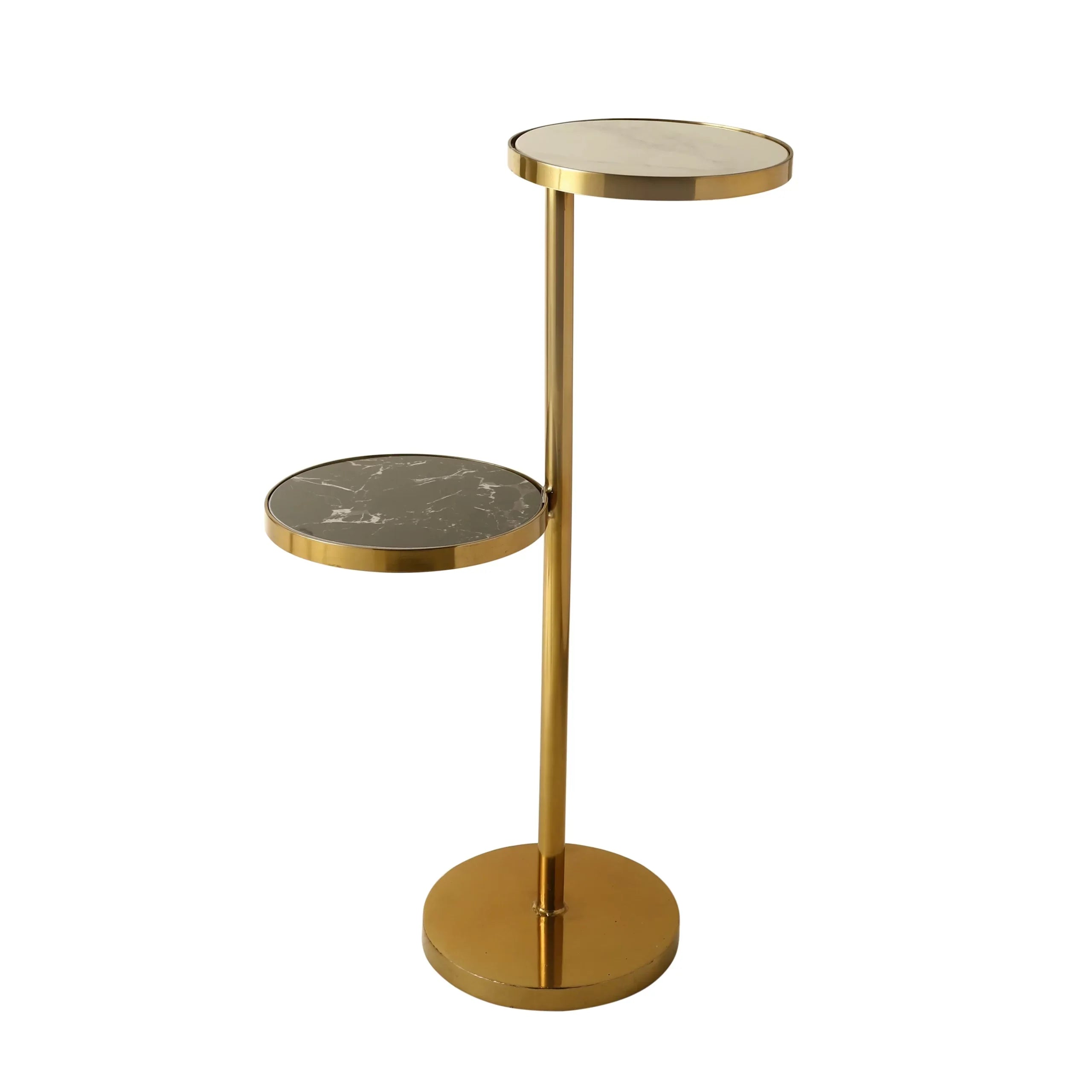 Metallic Side Table