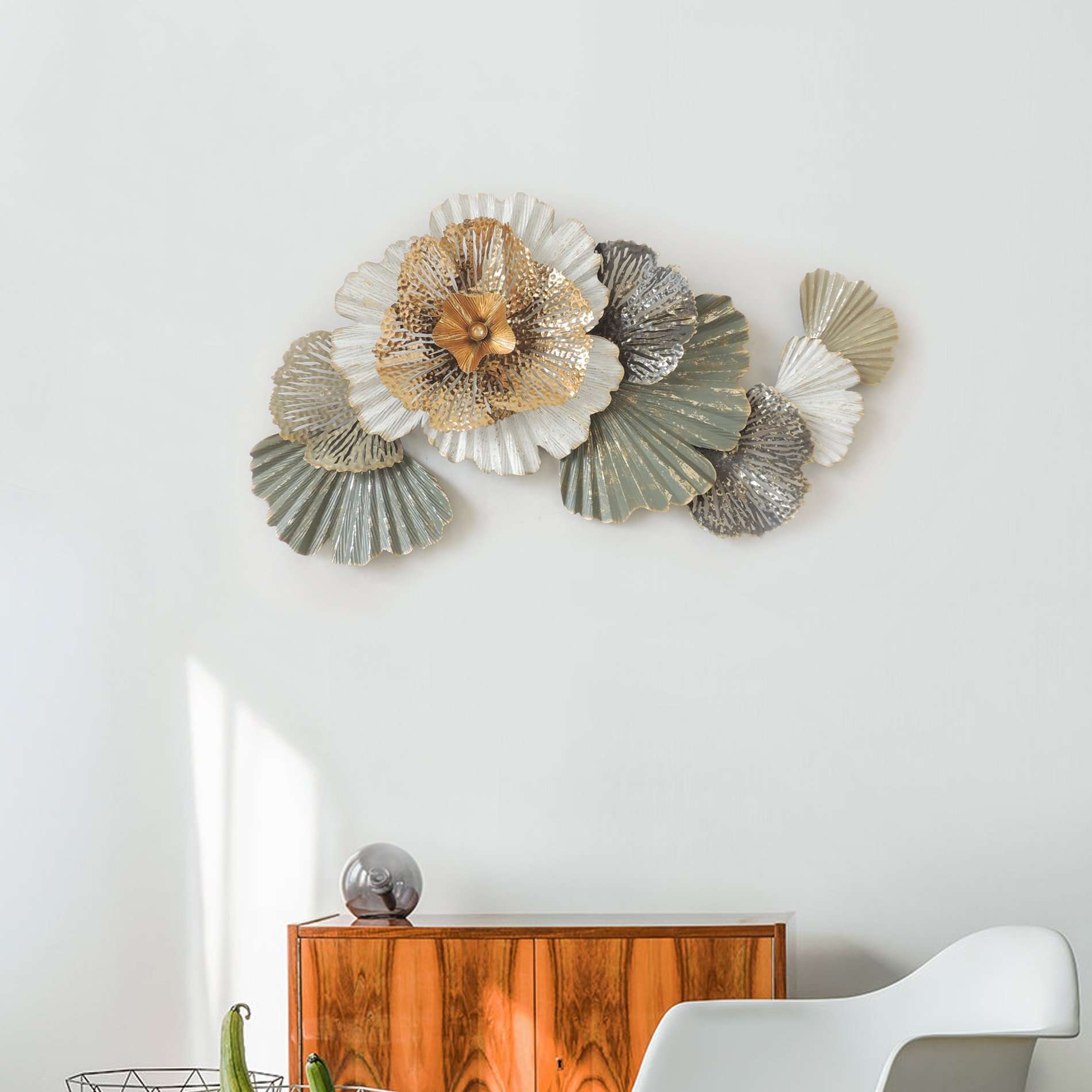 Flowers Metal Wall Art