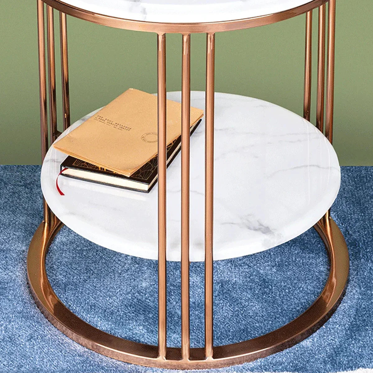 Mystique Side Table Rose Gold(Stainless Steel)