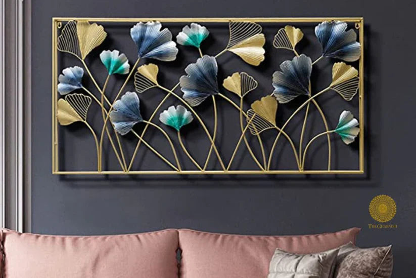 Luxury Frame Metal Wall Art For Living Room