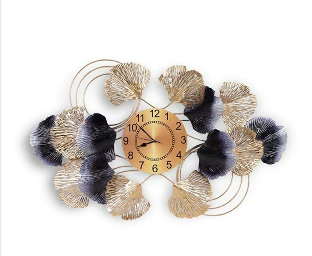 Decorative Multicolour Metal Wall Clock