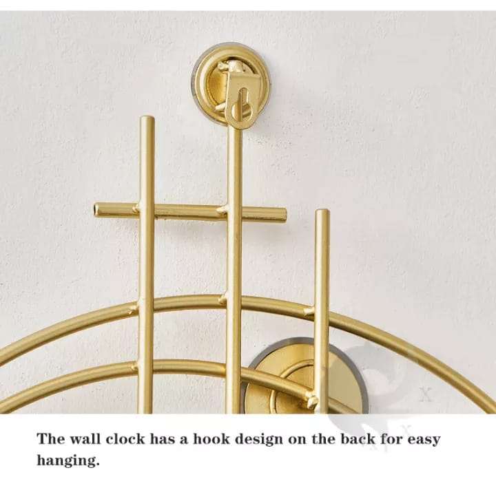 Decorative Metal Wall Clock 38 inches