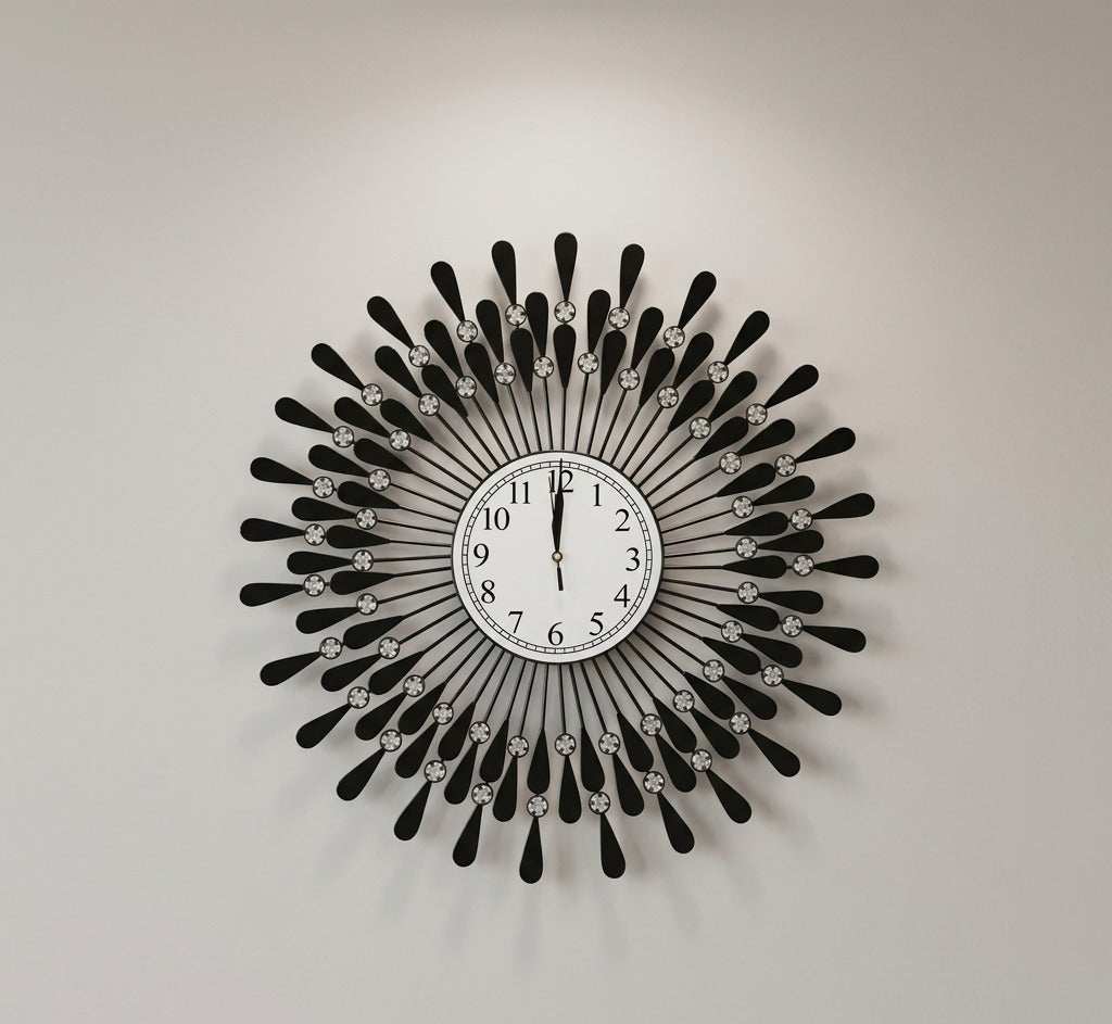 Black and White Wall Clock