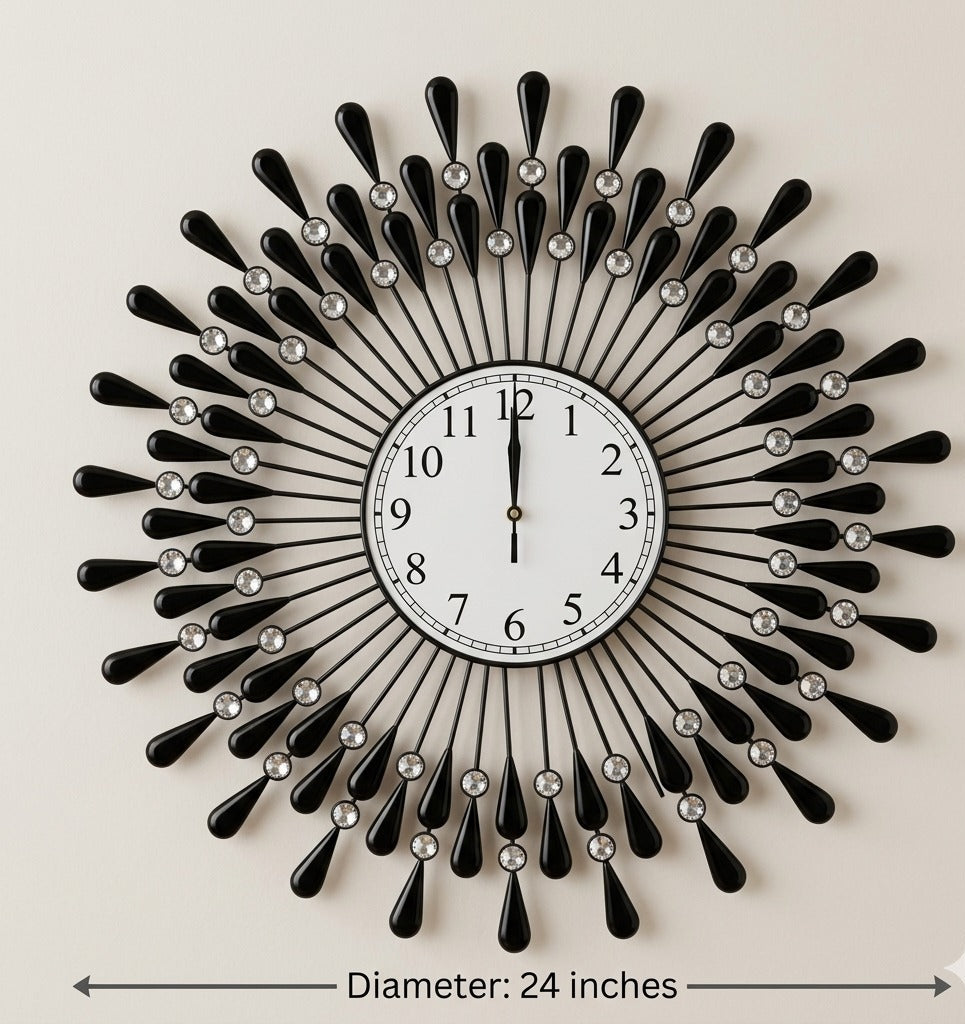Black and White Wall Clock