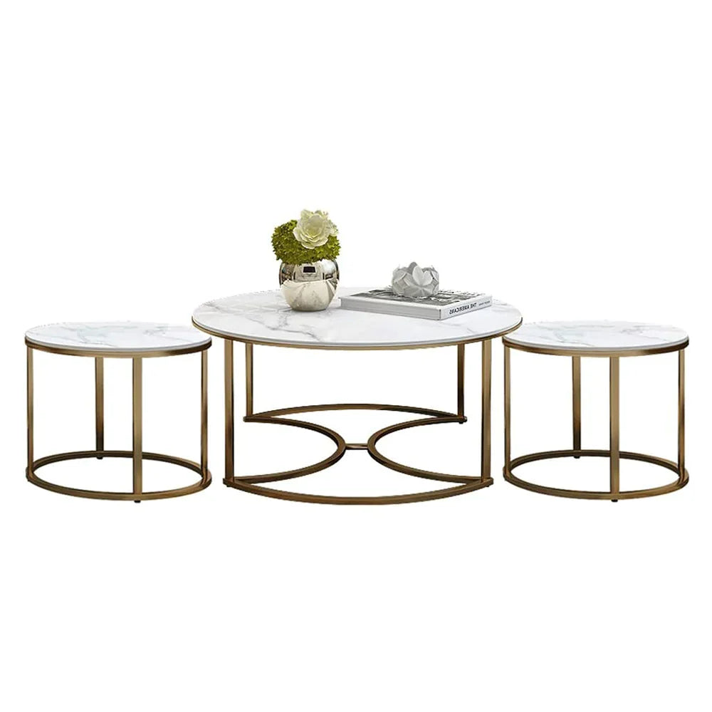 Modern Marble Nesting Table (Set of 3)