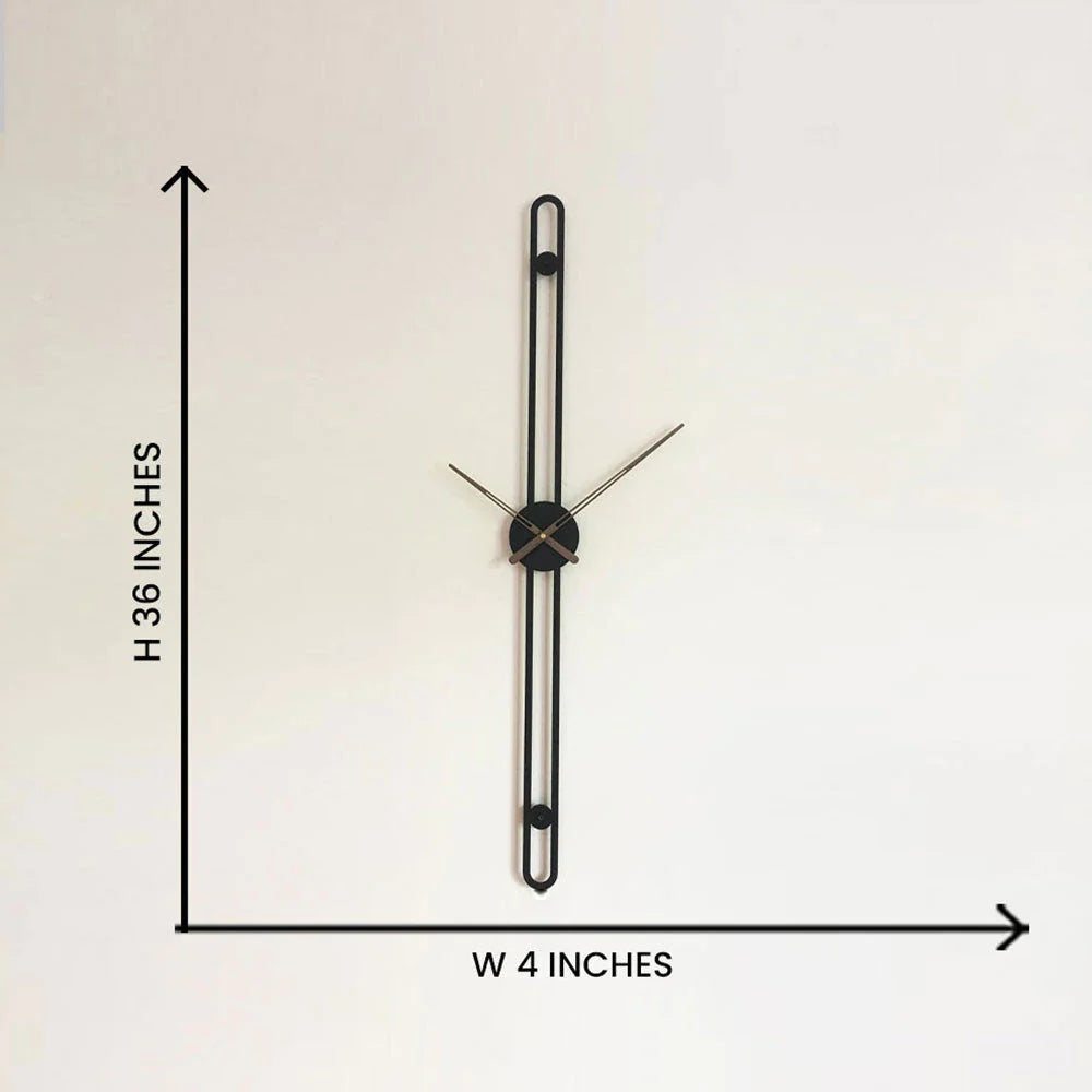 Modern Metal Wall Clock