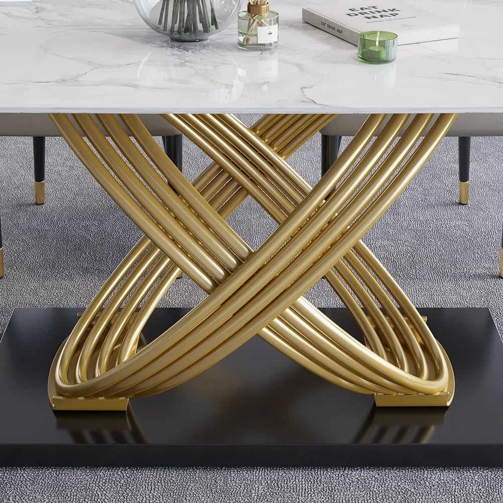Luxury Dining Table With Chairs