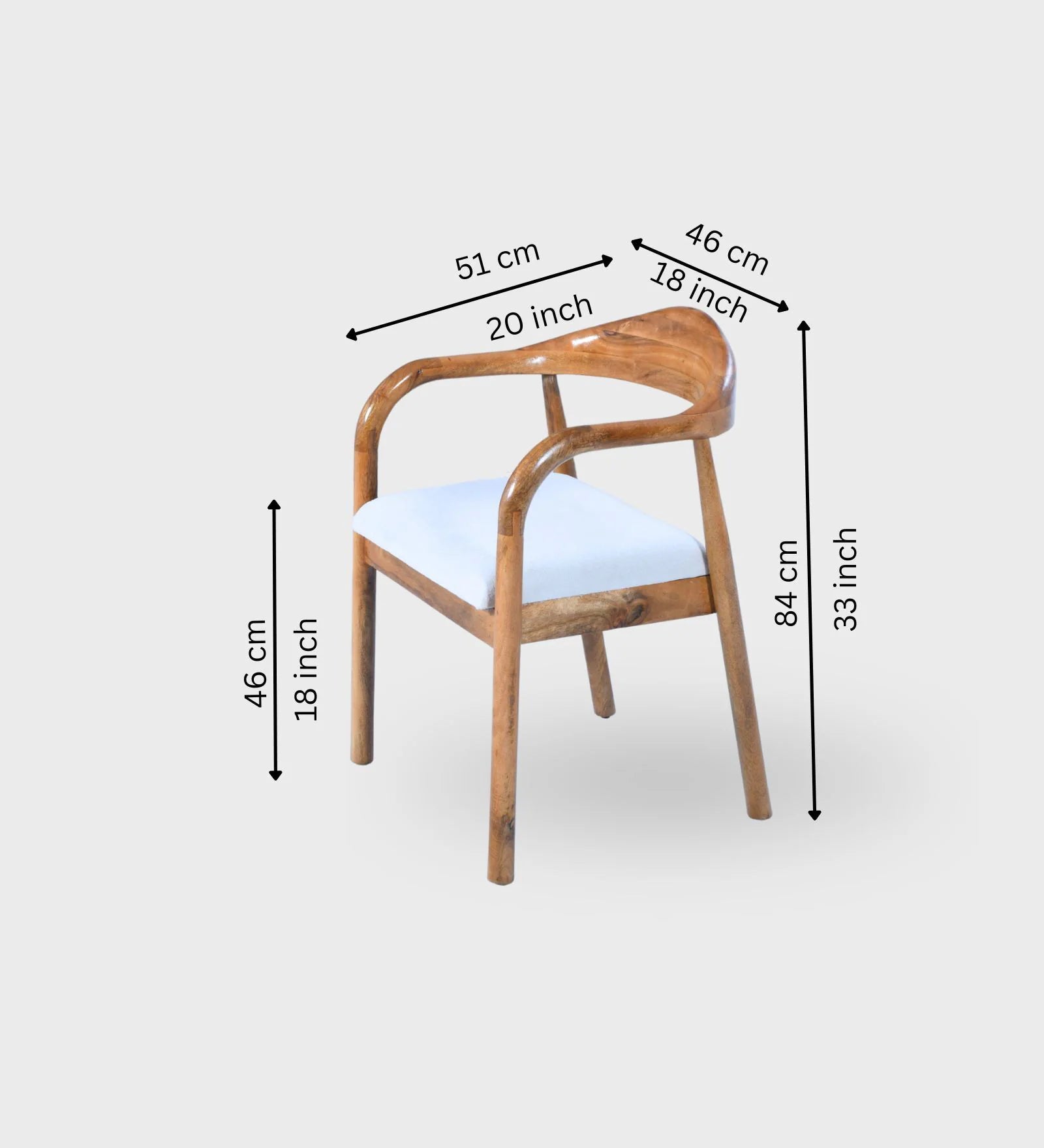 Wood Designer 4-Seater Dining Table with chairs