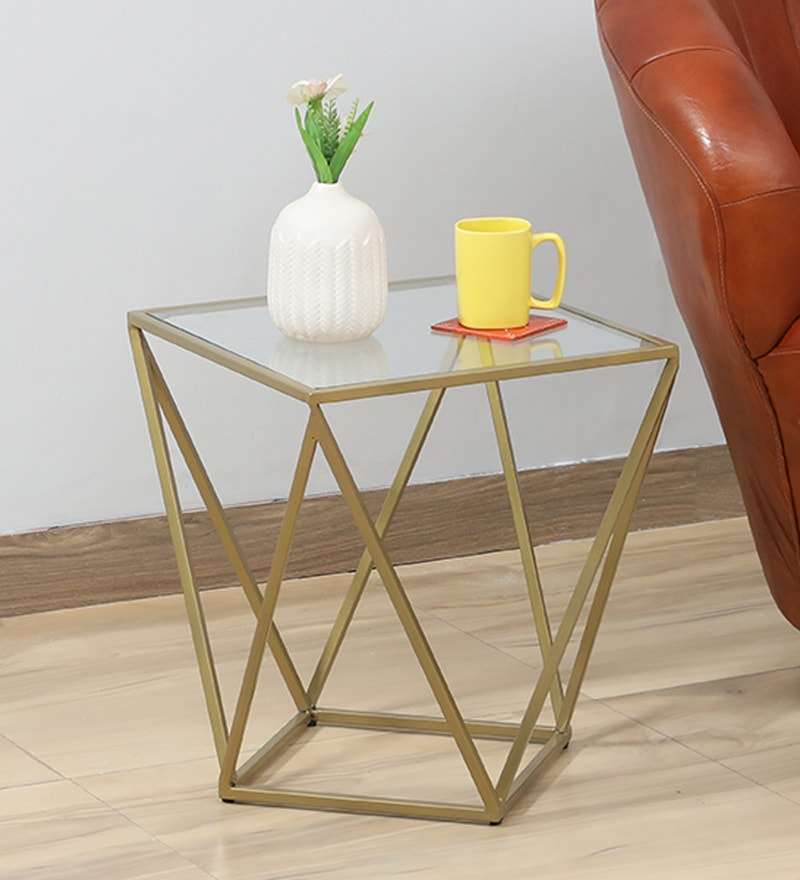 Glass End Table