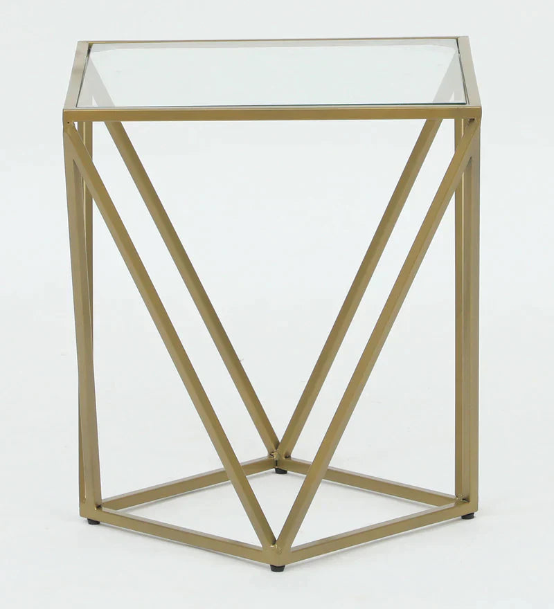 Glass End Table