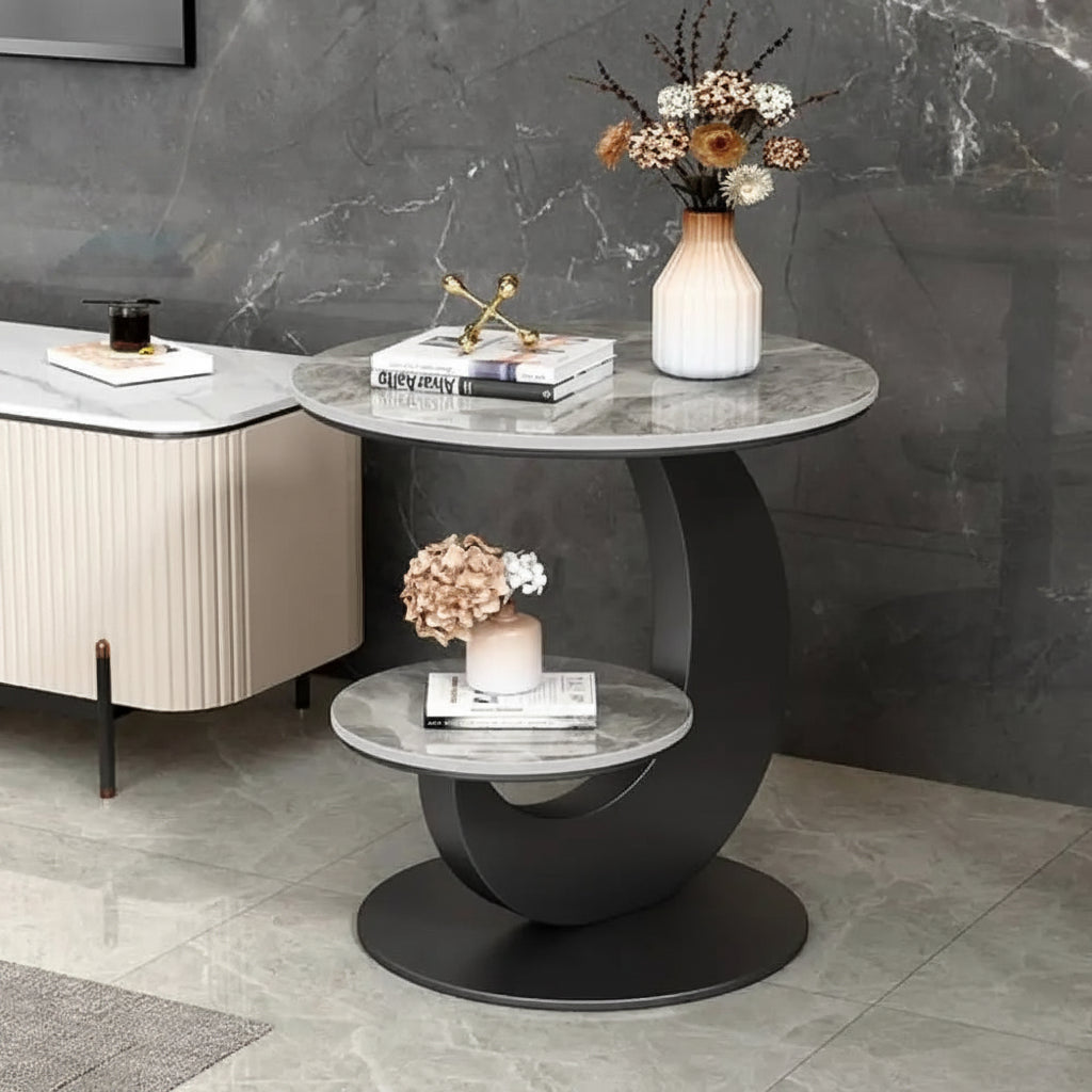 Curve Side Table (Stainless Steel)