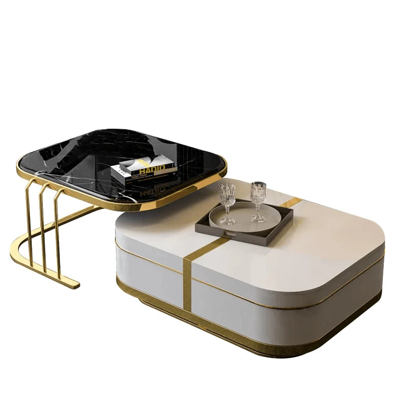 Luxe Storage Coffee Table Set of 2