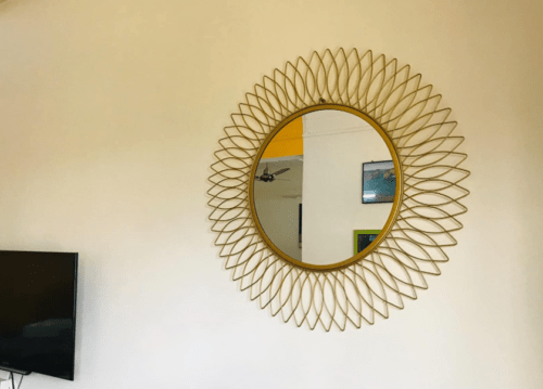 Sunflower Metal Wall Mirror photo review